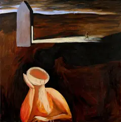 Daniel Brunovský, Tieň, 2007, olej na plátne