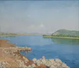Vincent Bánsághi, Dunajská zátoka, 1937, olej na plátne