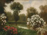 Ferenc Olgyay, Jar pri rieke, okolo 1910, olej na plátne