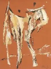 Martin Račko, Na zábave, 2006, akryl na kartóne