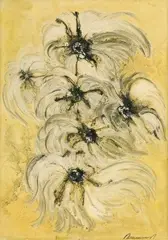 Kytica by Silvia Mann, 2006, akvarel na papieri, sold Mar 2007