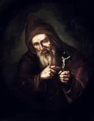 Paolo Farinati, Pustovník (Sv. Anton), okolo 1580, olej na plátne
