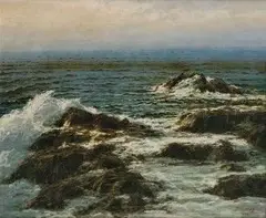 Jozef Písecký, More, 1928, olej na plátne