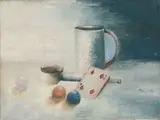 Frantisek Tichy, Zátišie s pikovou štvorkou, 1948, olej na plátne