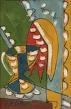 Samuel Kečíř Bohumil, Zátišie, okolo 1950, olej na kartóne