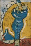 Samuel Kečíř Bohumil, Kompozícia, okolo 1950, olej na kartóne