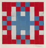 Tamara Klímová, Objekt I, 1991, kombinácia techník na kartóne (poškodené)