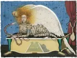 Vladimir Gazovic, Sphinx endorphinx, 2006, farebné ceruzy, tuš, akvarel, gvaš na papieri
