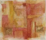 V centre záujmu by Katarína Alexyová-Fígerová, okolo 2000, olej na plátne, sold Mar 2007