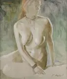 Stanislav Bubán, Štúdia k Betsabé, 2007, olej na plátne