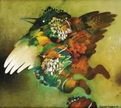 Ladislav Berger, Odlet, 2002, olej na sololite
