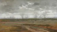 František Hanus Herink, Jesenná krajina, 1936, olej na dreve