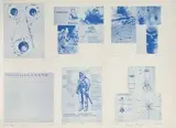 Stanislav Filko, Komplex asociácií - A, 1970, serigrafia na papieri