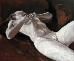 Piercing by Stanislav Bubán, 2006, olej na plátne, sold Nov 2006