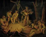 Karol Ondreička, Pri ohníku - Zbojníci