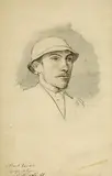 Portrét Jánosa Németha by Ladislav Mednyánszky, okolo 1890, kresba ceruzou, perom, tušom na papieri, sold Oct 2006