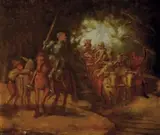 Milan Thomka Mitrovský, Don Quijote, okolo 1910, olej na dreve