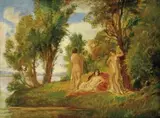 Herman Lipot, Kúpanie, okolo 1920, olej na plátne