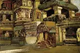 Gyula Tornai, Orientálny motív, okolo 1890, olej na lepenke