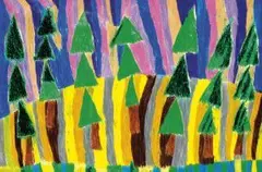Branislav Vyvra, Les, 2006, pastel na papieri