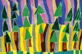 Branislav Vyvra, Les, 2006, pastel na papieri
