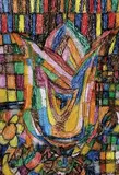 Katarína Horňáčiková, Tulipán, 2006, pastel na papieri