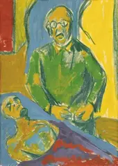 Ladislav Čemický, Parížsky motív, 1935, pastel na papieri