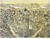 Albín Brunovský, Private Paradise, 1989, farebná litografia na papieri