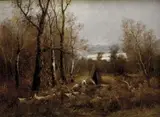 Adolf Kaufmann, Zberačka raždia, olej na plátne