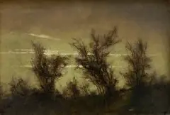 Ladislav Mednyánszky, Po búrke, okolo 1890, olej na lepenke