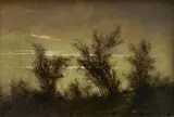 Po búrke by Ladislav Mednyánszky, okolo 1890, olej na lepenke, sold Jun 2006
