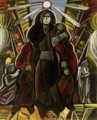 Anton Jasusch, Matka, okolo 1960, olej na kartóne
