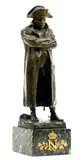 Hans Müller, Napoleon, okolo 1900, bronz, mramorový podstavec