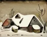 Samota by Vladimír Kompánek, okolo 1995, olej na sololite, sold Jun 2006