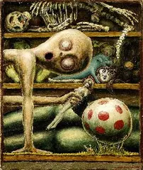 Úchylná izbička by Igor Ondruš, 1999, olej na sololite, sold May 2006