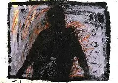 Ivan Csudai, Egoista, 1987, tempera, pastel, tuš na papieri