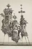 Albín Brunovský, Rozprávka II., 1989, lept na papieri