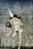 Vladimir Gazovic, Evičkine Hulla Hop, 1988, farebná litografia na papieri