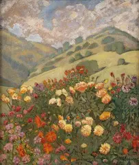 Martin Benka, Na horskej lúke, okolo 1925-28, olej na plátne