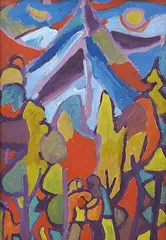 Miklós Németh, Jeseň, okolo 1965, olej na kartóne