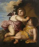 Varotari Padovanino Alessandro, Dvaja putti, okolo 1640, olej na plátne