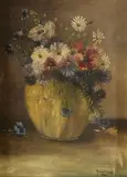 Franz Quido, Kytička, okolo 1900, olej na plátne