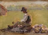 Jan Rérych, Kamenár, 1912, olej na kartóne