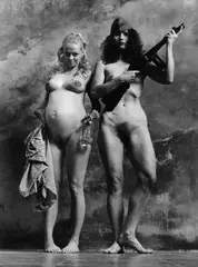 Jan Saudek, Bez názvu, Rok vzniku negatívu: 90. roky Rok vzniku pozitívu: 90. roky, čiernobiela fotografia