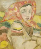 Jozef Ilečko, Žena v šatke