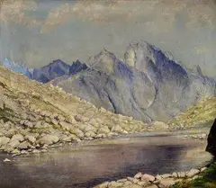 Eugen Chrien, Zbojnícke pleso, 1949, olej na plátne