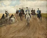 István Csegényi, František Jozef II., 1914, olej na plátne