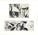 Starci by Milan Laluha, 1999, kresba ceruzou na papieri, sold Oct 2005