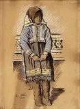 Jan Hála, Sediace dievča