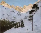 Elemér Kőszeghy-winkler, Roháče, 1934, olej na plátne
